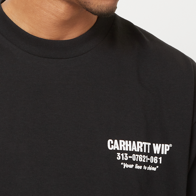 Carhartt WIP Shortsleeve Nelson T-Shirt preto 33316 3