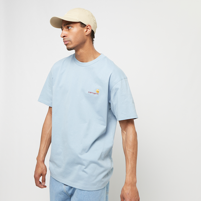 Carhartt WIP Shortsleeve American Script T-Shirt blauw 33318 1