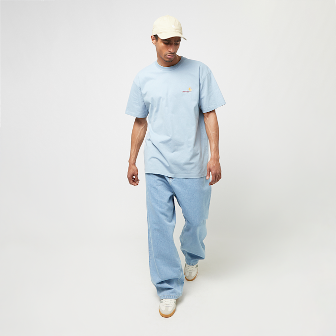 Carhartt WIP Shortsleeve American Script T-Shirt blu 33318 4