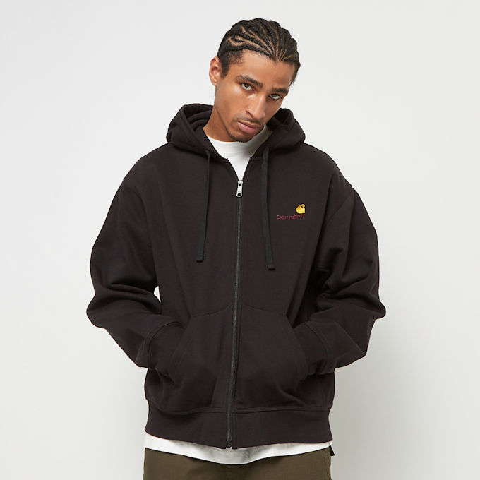 Carhartt WIP Hooded American Script Jacke schwarz 33334 1