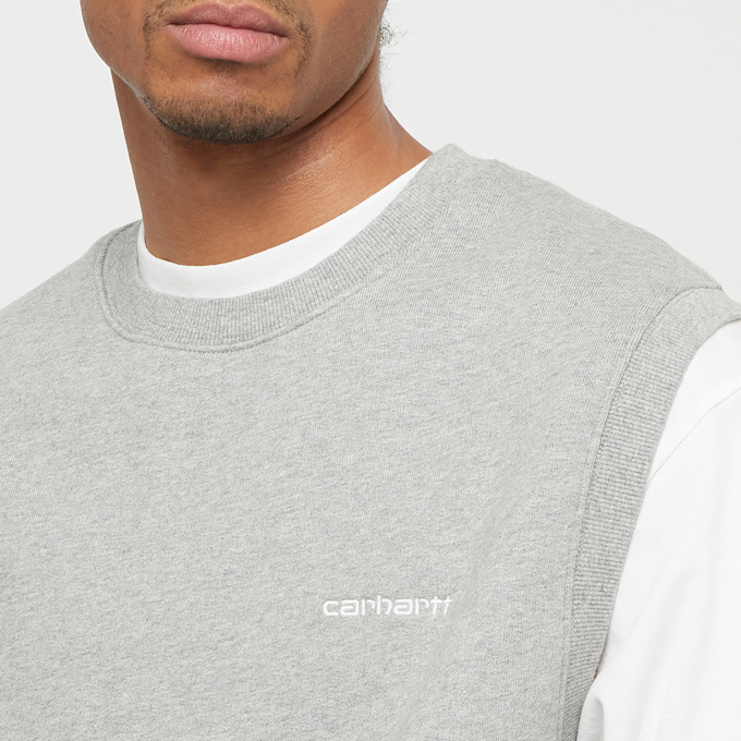 Carhartt WIP Script Vest Sweatshirt grigio 33344 3