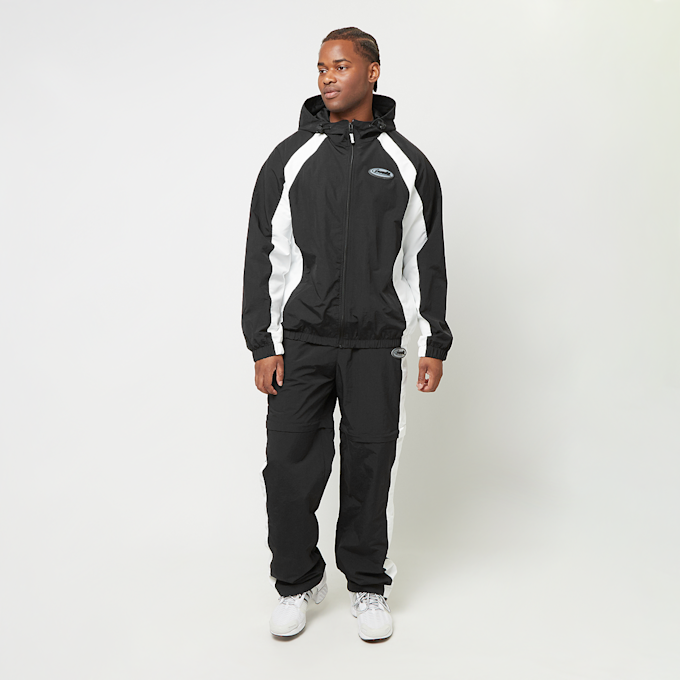 Capacité Logo Rubber Badge Colorblocked Zip Off Track Pants schwarz 33363 8