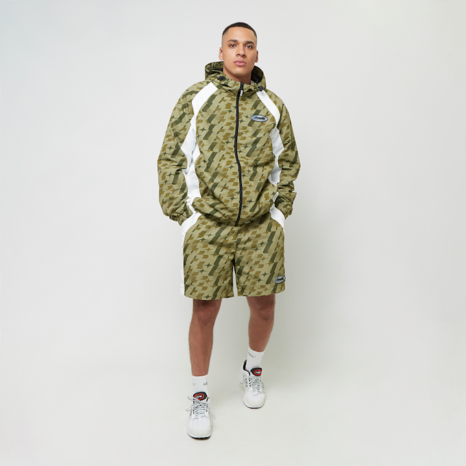 Capacité Logo Rubber Badge Hooded Colorblocked Windrunner camouflage 33364 4