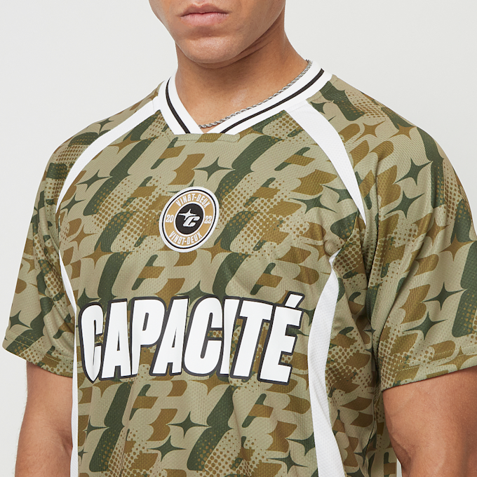 Capacité Camo V Neck Tricot zielony 33367 3
