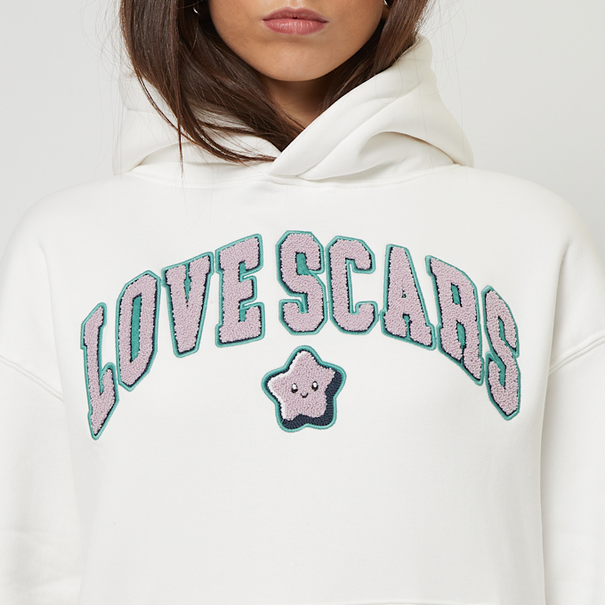Love Scars College Star Hoodie weiß 46135 3