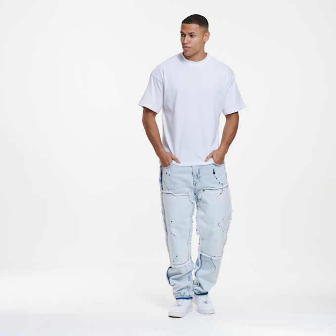 2Y STUDIOS Cavo Carpenter Straight Jeans bleu 44349 4