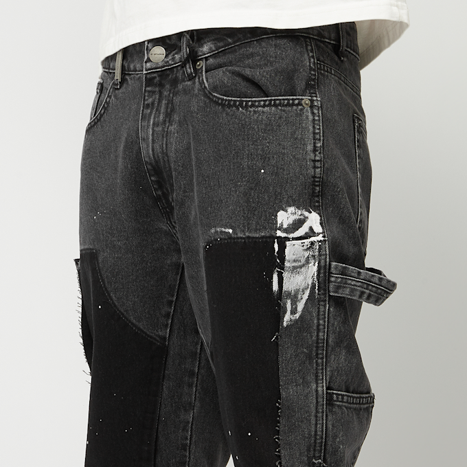 2Y STUDIOS Nardin Carpenter Straight Jeans grijs 44352 3