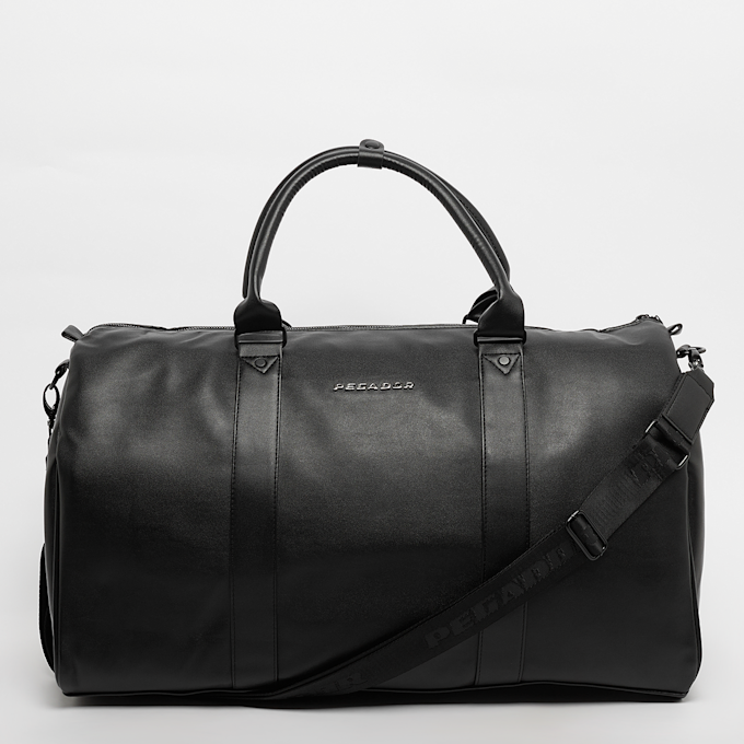 Pegador Strahan Logo Faux Leather Weekender preto 44035 1