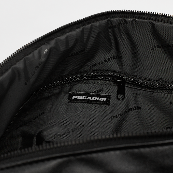Pegador Strahan Logo Faux Leather Weekender nero 44035 5