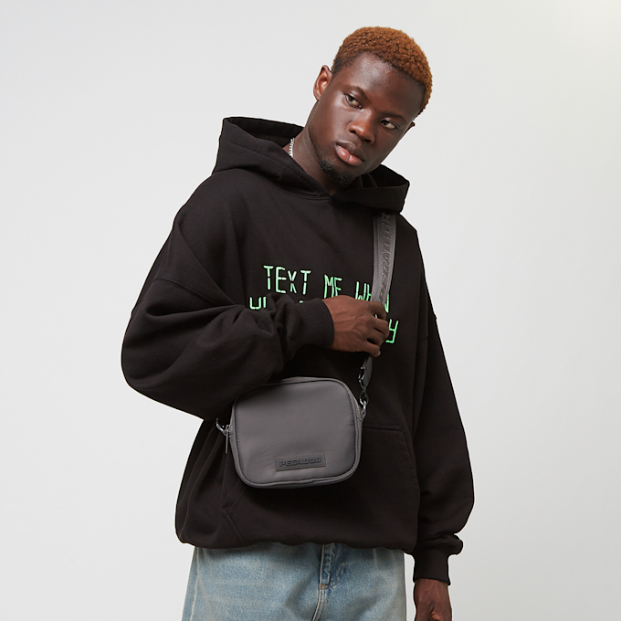 Pegador Rubber Logo Patch Nylon Shoulder Strap Bag cinzento 43999 5