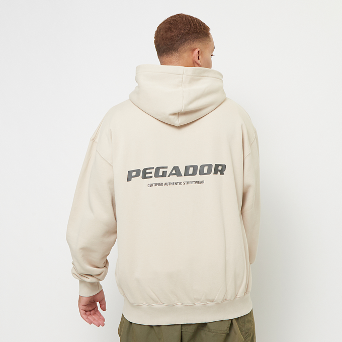 Pegador Colne Logo Oversized Sweat Jacket bež 44489 1