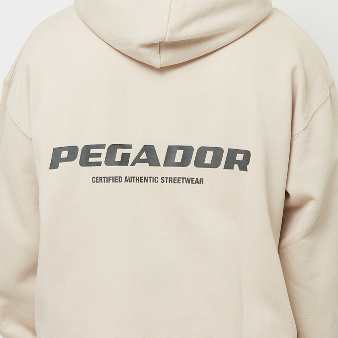 Pegador Colne Logo Oversized Sweat Jacket beige 44489 4