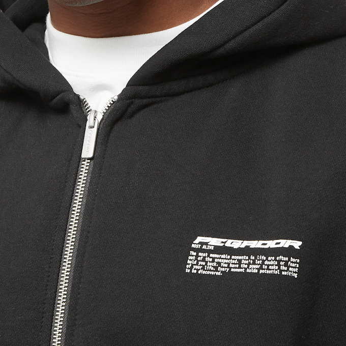 Pegador Chase Oversized Sweat Jacket nero 44493 3