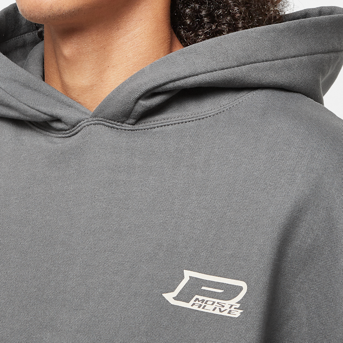 Pegador Fox Oversized Hoodie siva 46734 3