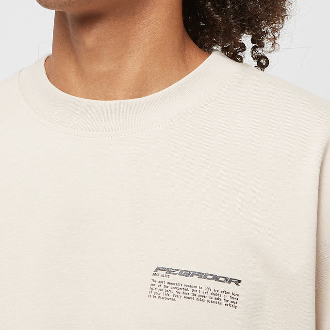 Pegador Chase Oversized Tee beige 46637 3