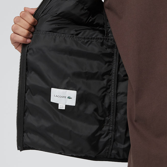 Lacoste Sleveless Quilted Vest negro 40675 5