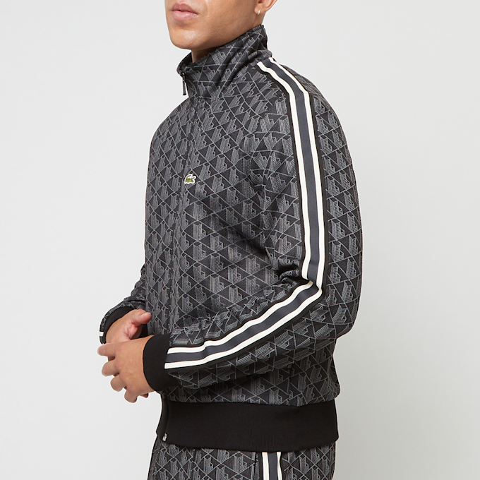 Lacoste Track-Jacke Paris aus Jacquard mit Reißverschluss grau 45029 4