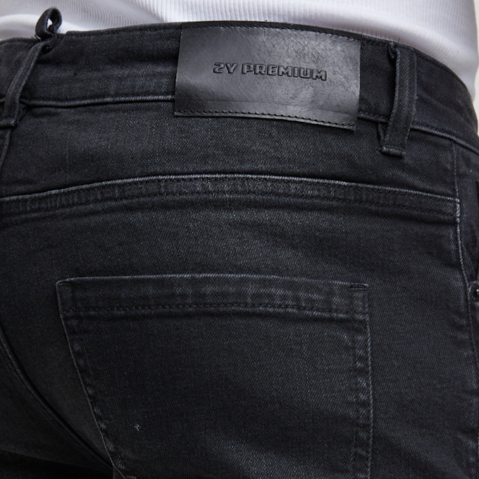 2Y STUDIOS Leonardo Ripped Slim Fit Jeans zwart 44355 4