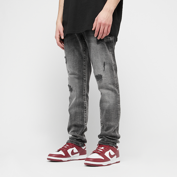 2Y STUDIOS Fernando Destroyed Slim Fit Jeans szary 44357 1