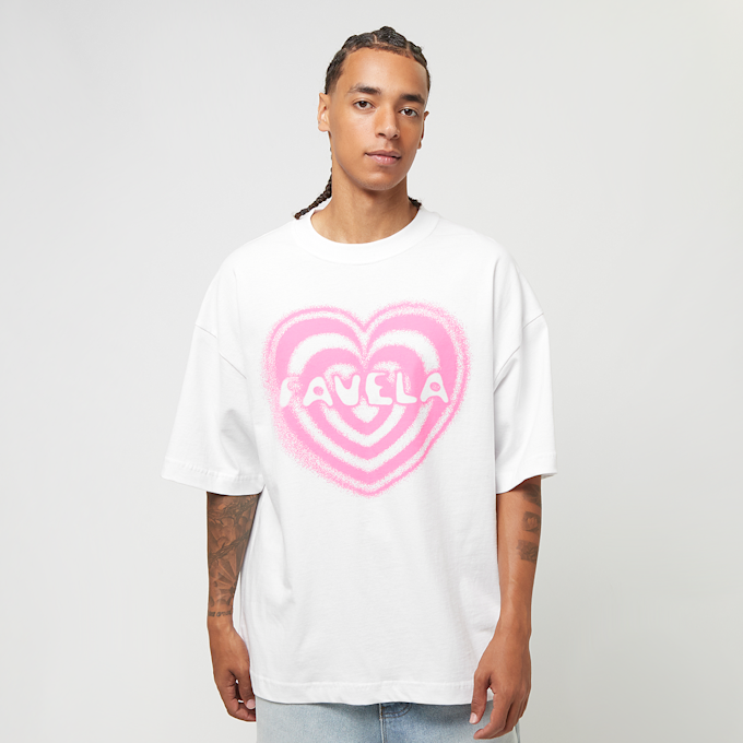 FAVELA Slow Burn T-Shirt blanc 41556 1