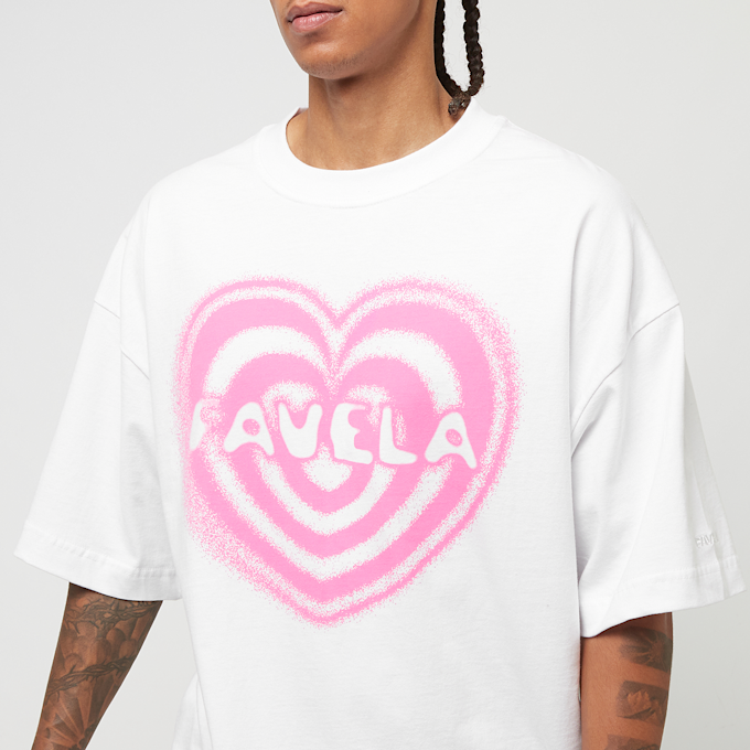 FAVELA Slow Burn T-Shirt blanco 41556 3