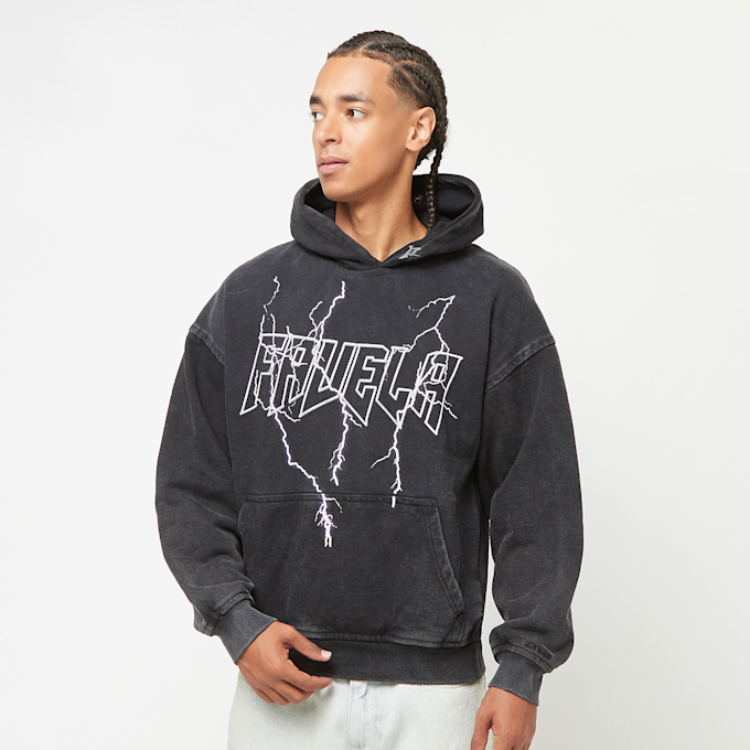 FAVELA Lightning Outline Hoodie czarny 41559 1