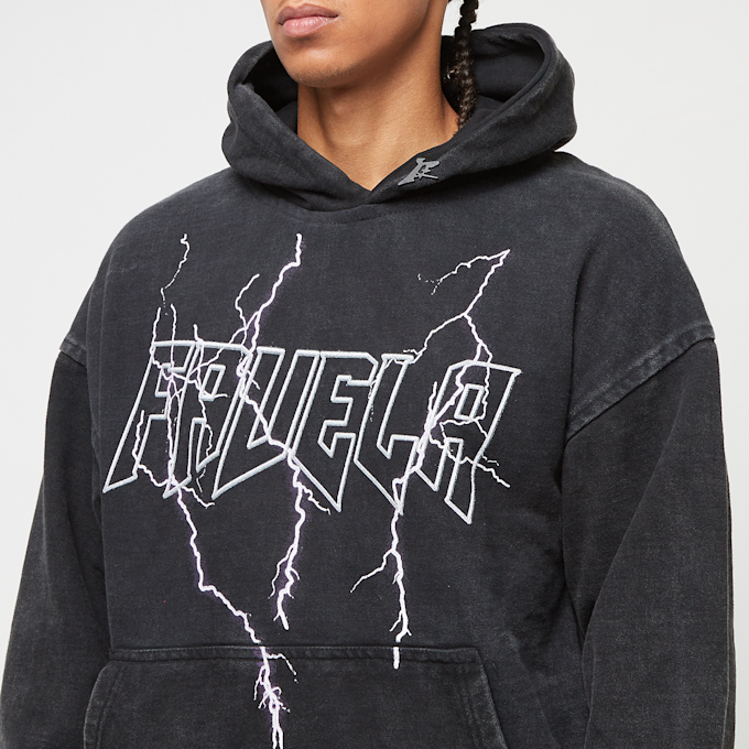 FAVELA Lightning Outline Hoodie nero 41559 3