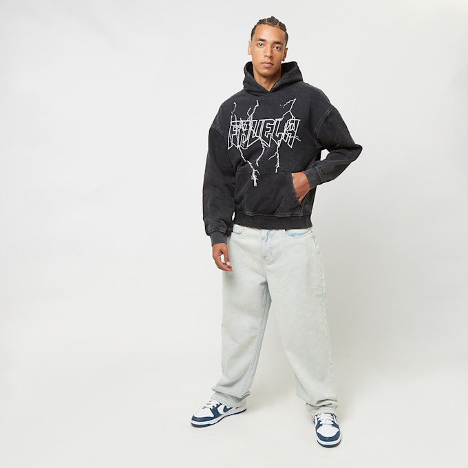 FAVELA Lightning Outline Hoodie czarny 41559 4