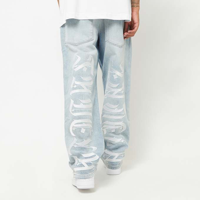 FAVELA Embroidery Denim azul 41561 2