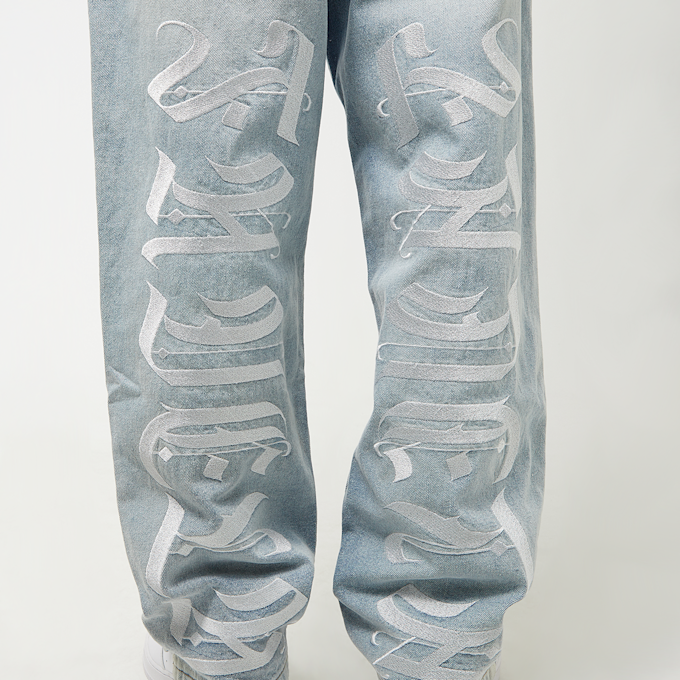 FAVELA Embroidery Denim blau 41561 5