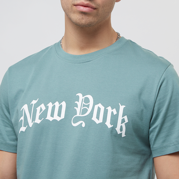 Mister Tee New York Wording Tee turkusowy 47204 3
