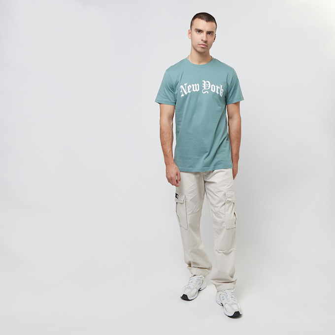 Mister Tee New York Wording Tee turqoise 47204 4