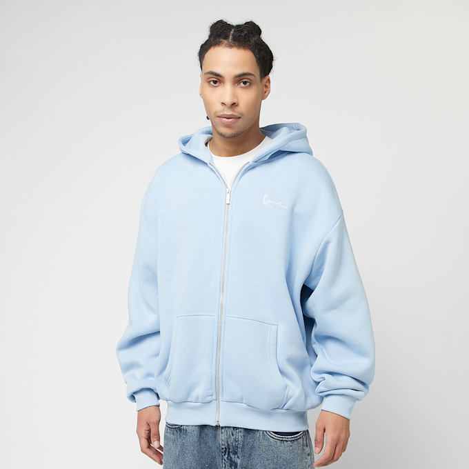 Karl Kani Small Signature Essential Oversized Zip Hoodie azul 45084 1