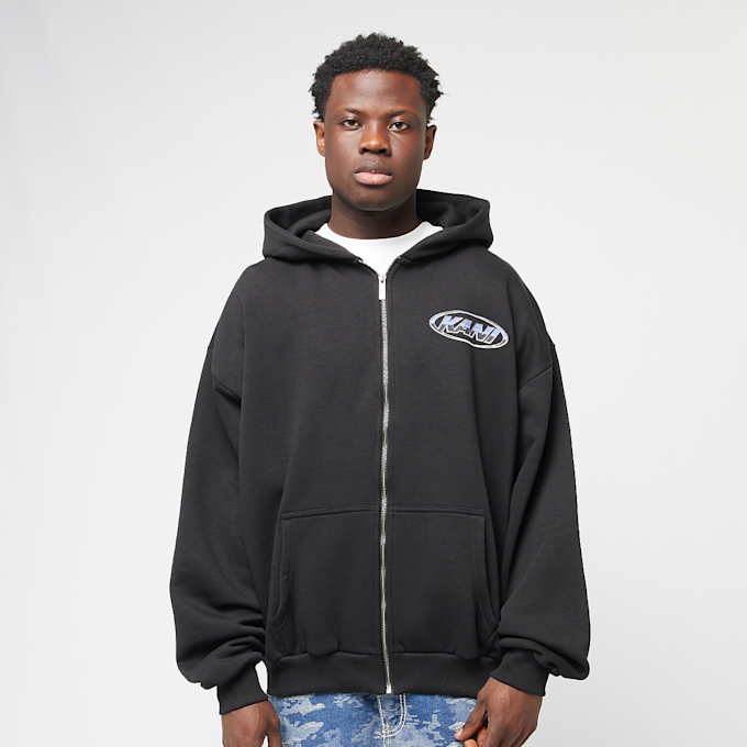 Karl Kani Woven Signature Chrome Zip Hoodie schwarz 45142 2