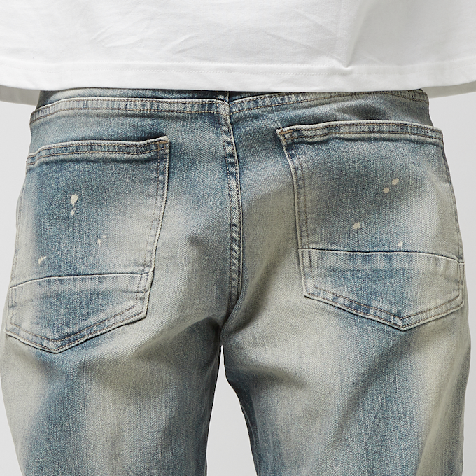 Smoke Rise Rip & Repair Jeans blu 44360 4