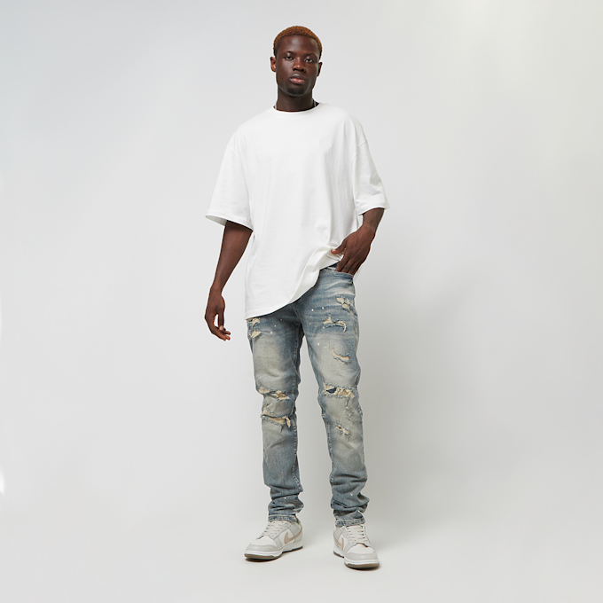 Smoke Rise Rip & Repair Jeans blu 44360 5