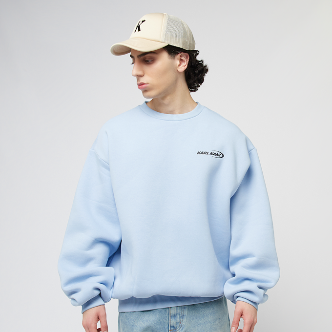 Karl Kani Woven Signature Resist Love Crew plava 45141 2