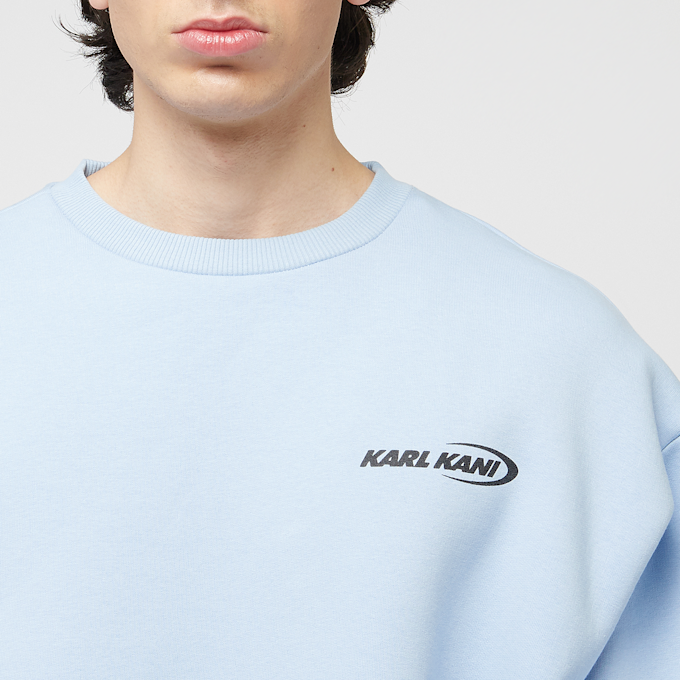 Karl Kani Woven Signature Resist Love Crew plava 45141 3