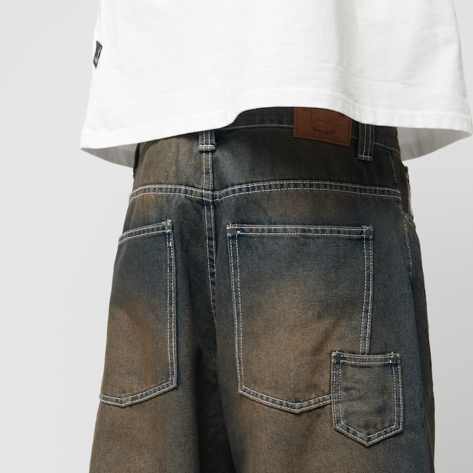 Karl Kani OG Distress Relaxed Baggy bleu 45146 4