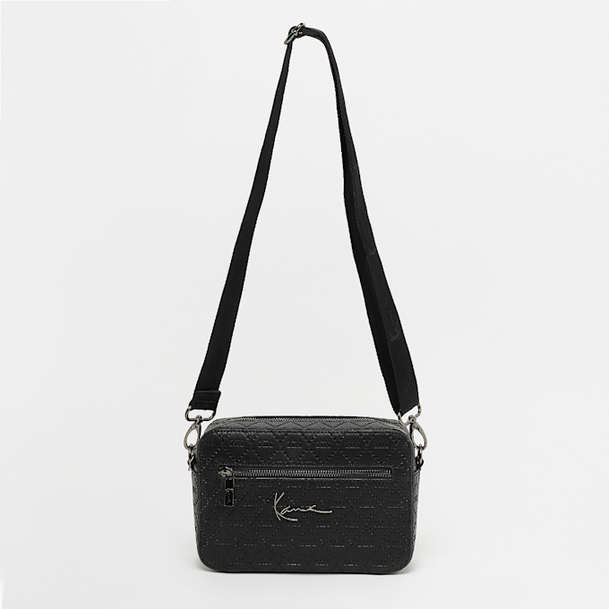 Karl Kani Signature Monogram All Over Print P Leather Messenger Bag noir 45557 5