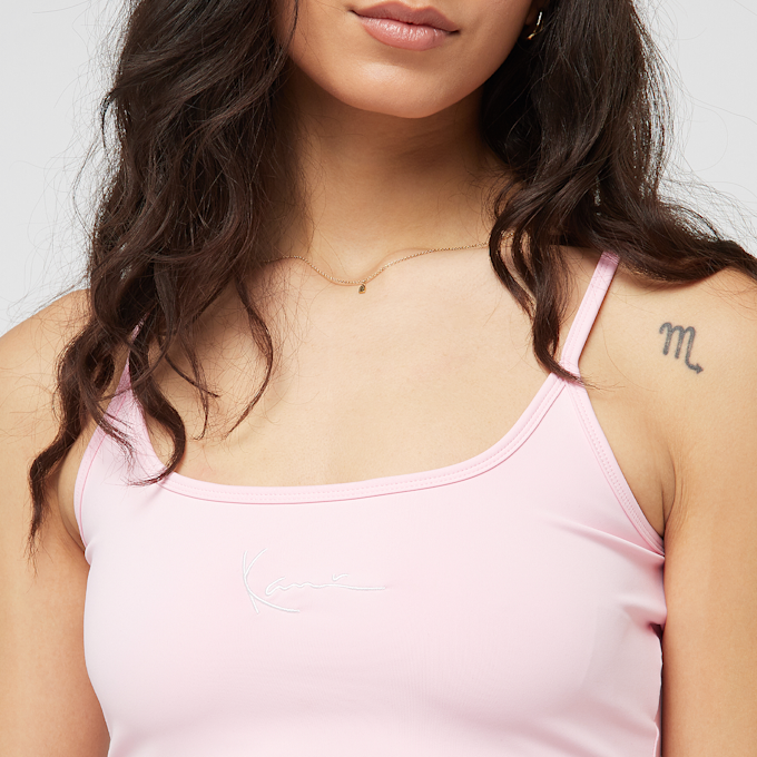 Karl Kani Small Signature Essential Crop Top różowy 45131 3