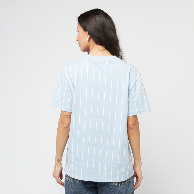 Karl Kani Small Signature Essential Pinstripe OS Tee blauw 45128 2