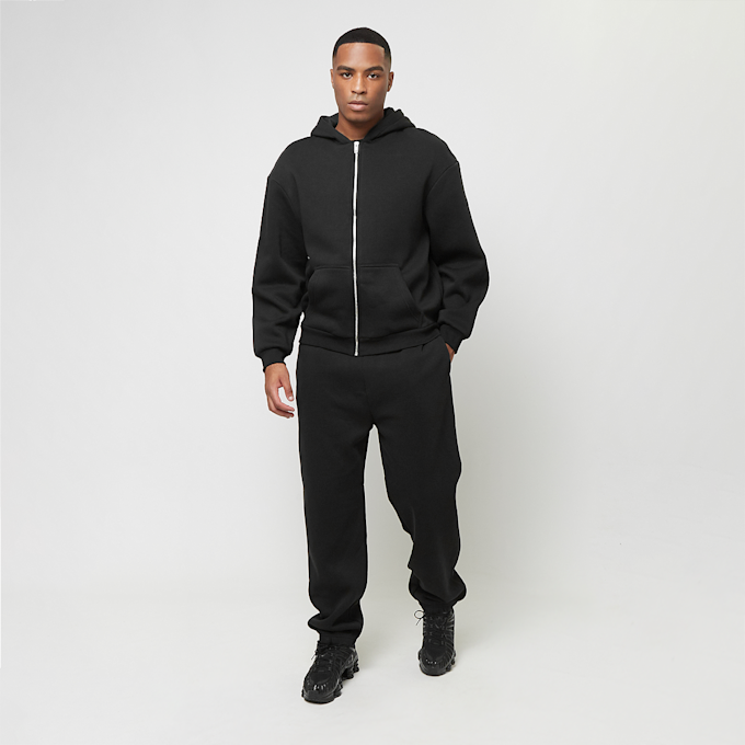 Urban Classics Fluffy Zip Hoody nero 40693 4
