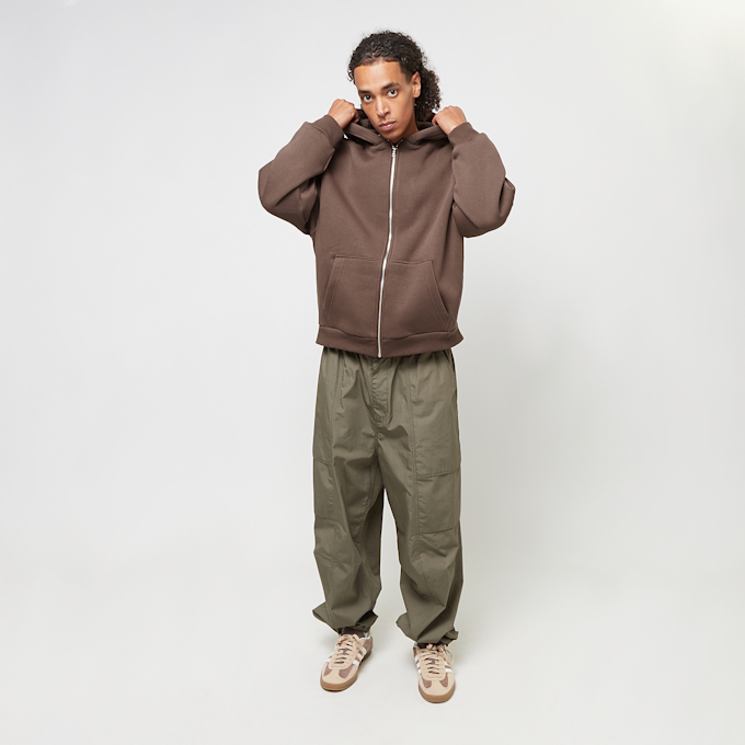 Urban Classics Fluffy Zip Hoody braun 40694 4