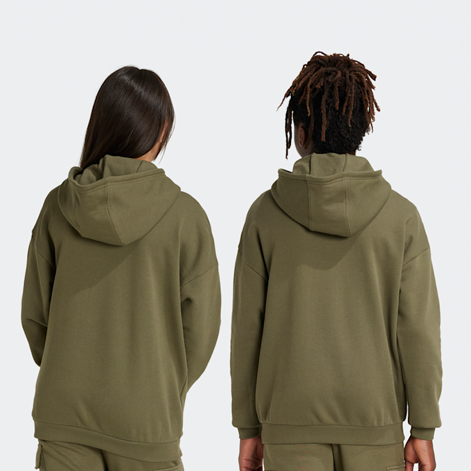 adidas Originals JUNIOR HOODIE olive strata groen 41682 2