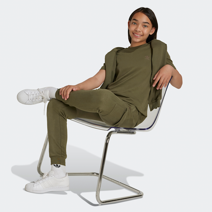 adidas Originals Fleece Cargo Pants verde 41326 5