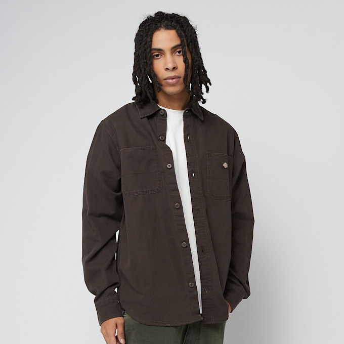 Dickies Duck Canvas Long Sleeve Shirt braun 44474 1