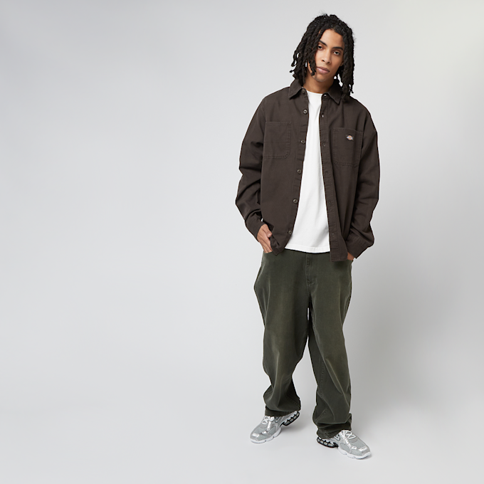 Dickies Duck Canvas Long Sleeve Shirt bruin 44474 4