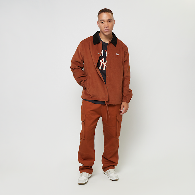 New Era Cord Coaches' Jacket brązowy 45403 5