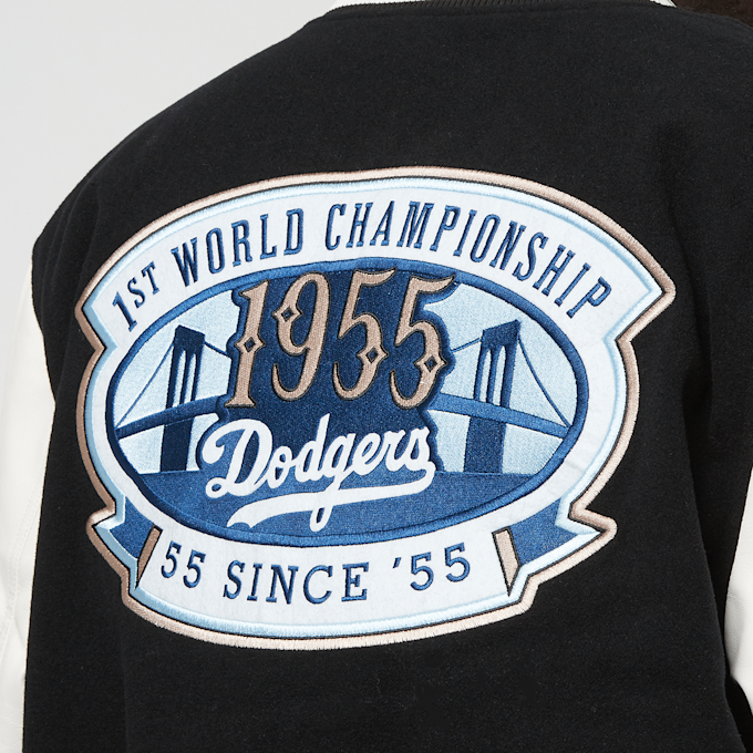 New Era LA Dodgers MLB Patch Varsity Jacket nero 45609 5